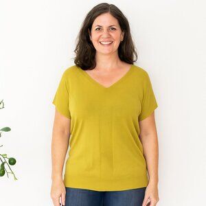 XS Green New York and Company blouse